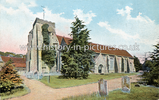 St Osyth's Church, Clacton-on-Sea, Essex. c.1906